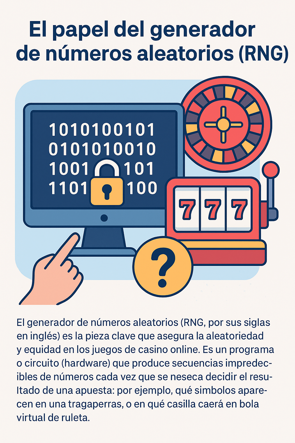 Ilustración del generador de números aleatorios (RNG)