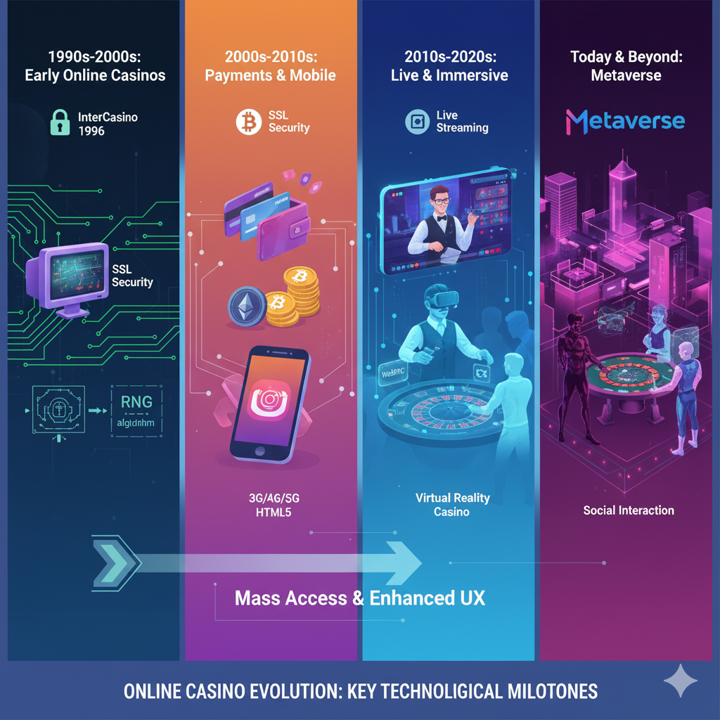 Evolución de casinos online